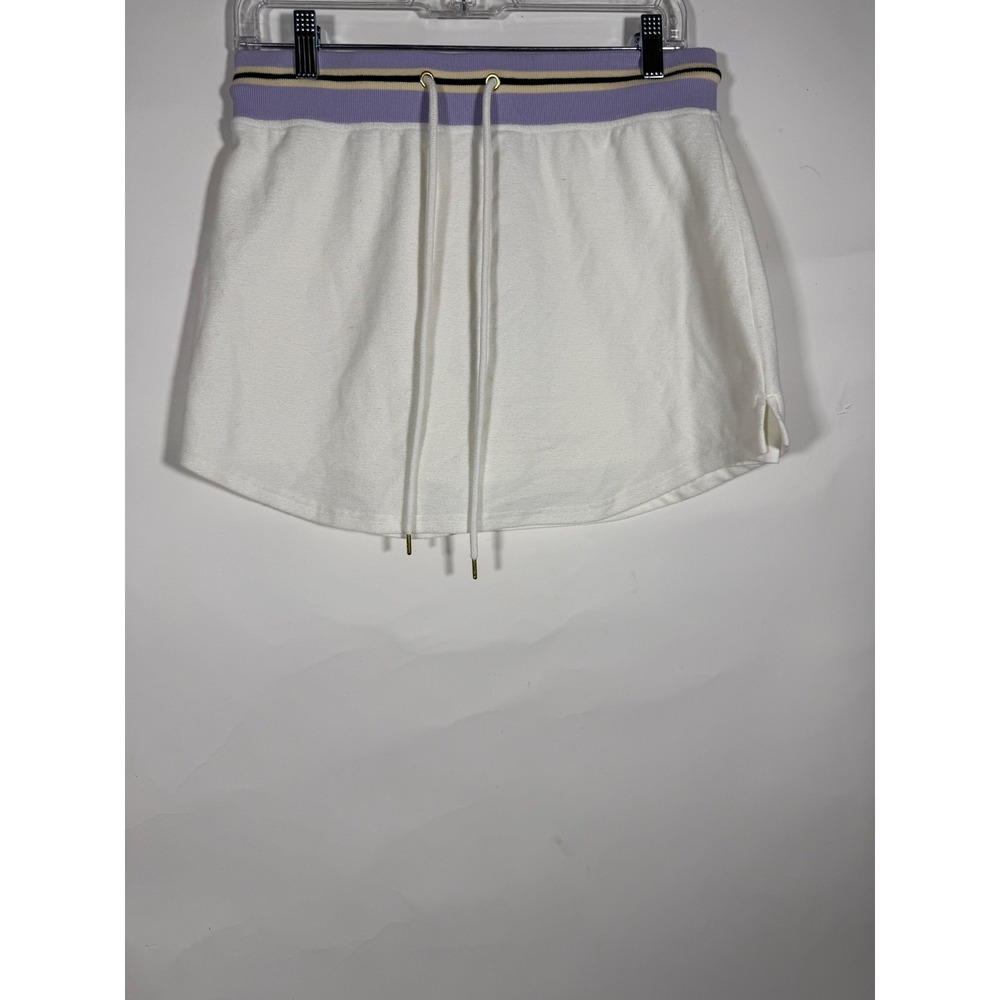 Sundays Greyson Skort Coconut Milk White Lavender Athletic Skirt Small NWT